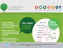 Tablet Screenshot of curriculumfoundation.org